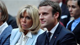 Emmanuel Macron,Brigitte Macron,馬克宏,法國,總統,第一夫人
圖／路透社／達志影像