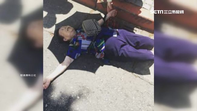 小黃違規停車急開走　9旬嬤破頭濺血