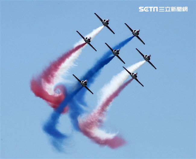 空軍慶祝八一四勝利八十周年岡山基地營區開放。（記者邱榮吉/攝影）