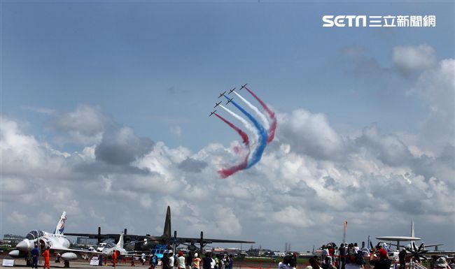 空軍慶祝八一四勝利八十周年空軍官校營區開放。（記者邱榮吉/攝影）