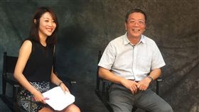 ▲林德福接受徐裴翊直播專訪。（圖／體育署提供）