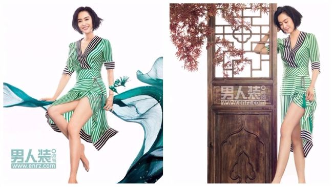 朱茵上演濕身秀　網驚艷：不老女神！