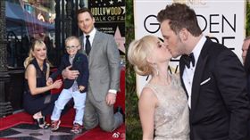  克里斯普雷特（Chris Pratt）,安娜法芮斯（Anna Faris）（合成圖／翻攝自新浪電影微博）