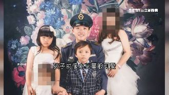 結婚9年才拍婚紗　士官長最後全家福