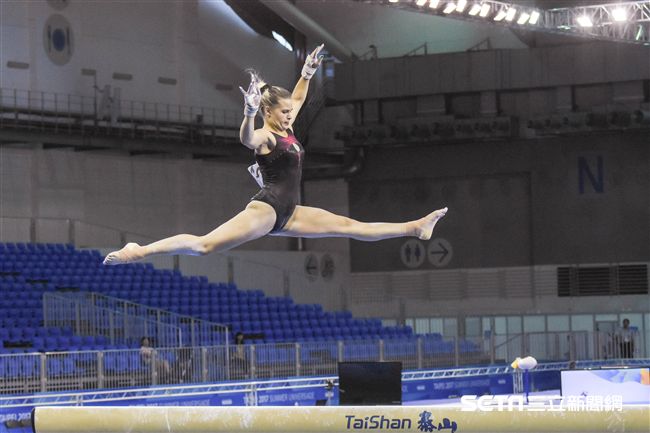 世大運競技體操測試賽　圖／記者林敬旻攝