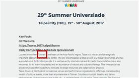 圖／翻攝自世大運官網