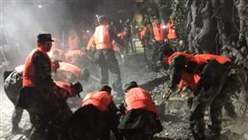 九寨溝,強震,四川,旅行社
圖／中央社