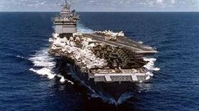 ▲曾參與越戰多次攻擊、甫退役的美軍航母企業號。（圖／美國海軍）