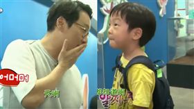 圖／翻攝自youtube 書言 書俊 超人回來了 李輝宰