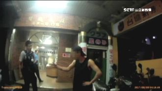 醉了開始盧小小　男踹倒機車嗆警上銬