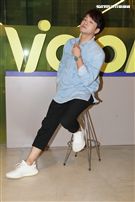 （安安大明星）李崗霖來啦。（記者邱榮吉/攝影）