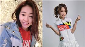 丫頭,詹子晴 （合成圖／翻攝自丫頭臉書）
