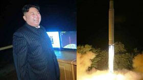 金正恩、北韓、金正恩指導火星17導彈火箭二次試射／北韓勞動新聞網