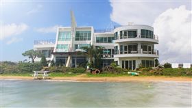 候鳥潮間帶民宿,澎湖,內海灣,海堤,消波塊,嵵裡沙灘,旅遊,海洋,（圖／校園記者古宗儒拍攝，未經本人同意請勿使用）