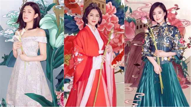 關之琳登長城走秀　絕美模樣驚豔粉絲