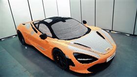 麥拉倫,McLaren,超跑,樂高,LEGO,縮時攝影（圖／翻攝自YouTube）