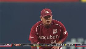 宋家豪初登板。（圖／翻攝自太平洋聯盟ＴＶ）