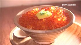 鮭魚卵,丼飯,爆量,醋飯,烤魚下巴,美食,日式料理,生魚片