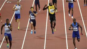 ▲Usain Bolt在400公尺接力受傷。（圖／美聯社／達志影像）