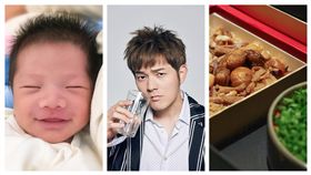 宥勝,兒子,剴剴,Yolo,滿月,蕾蕾（合成圖／翻攝自宥勝臉書）