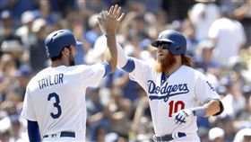 ▲道奇大鬍子Justin Turner。（圖／美聯社／達志影像）