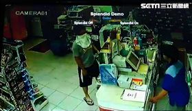 許男對店員大喊「我只要錢，別逼我傷害你！」（圖／翻攝畫面）