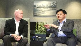 林佳龍訪葉望輝　談論外交與台美關係