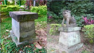 圓山神社狛犬像遭竊　疑統派人士所為