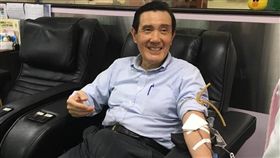 馬英九捐血、馬英九／臉書