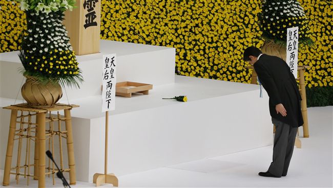 終戰紀念日　安倍致詞未提及亞洲諸國