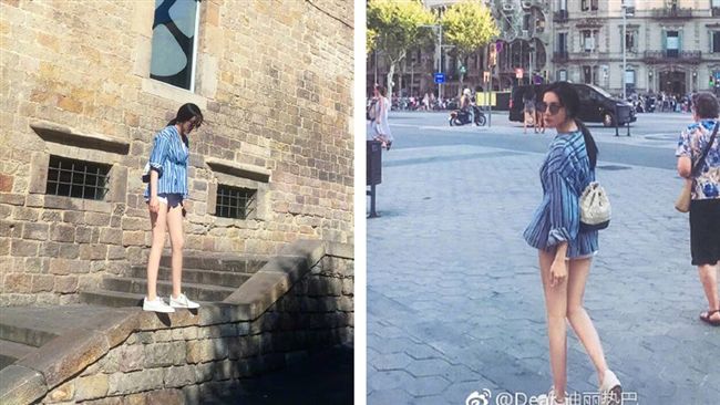 迪麗熱巴「下衣失蹤」　露出逆天長腿