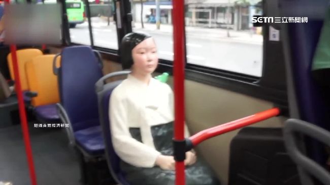 南韓公車設慰安少女像　嗆日意味濃厚