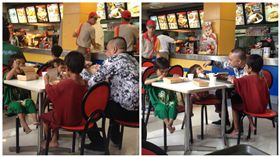 菲律賓,男童,孩童,行乞,速食店（圖／翻攝自Patrisha Capillan臉書）