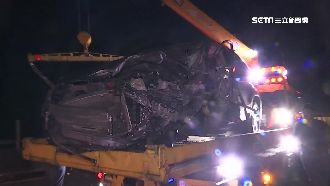 休旅車國道逆向　撞上3車3人重傷