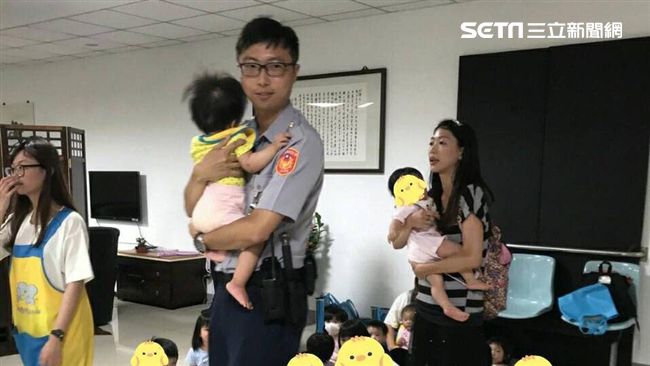 正港「人民褓姆」！停電警所成幼兒園