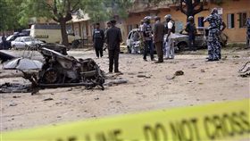 奈及利亞北部傳恐怖攻擊，女炸彈客引爆身上炸彈。（圖／翻攝自Twitter）