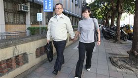 林益世,貪汙,彭愛佳,出庭,境管
圖／中央社