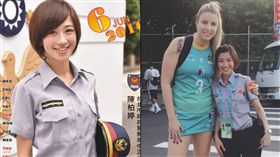 柏婷,女警,巴西選手 圖／翻攝自臉書