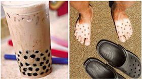 夏天,日光浴,色差,海邊,洞洞鞋,珍珠奶茶/爆廢公社