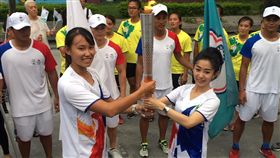 郭書瑤擔任壓軸火炬手，從景美女中拔河隊接下世大運聖火，從電影主題公園跑向中山堂，延續電影志氣運動家精神。