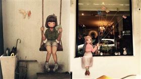 網友幫彩繪壁畫 咖啡店開價3000元／dcard