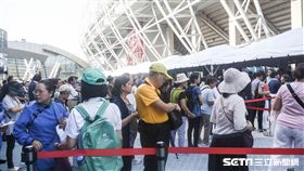 世大運組開幕全系統測試，安檢入場　圖／記者林敬旻攝