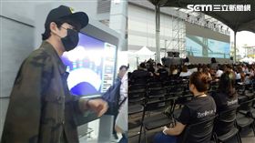 圖/孔劉代言華碩第二轉播區現場 記者周詠晨攝