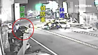 白牌車行搶生意　帶人尋仇撞警偵防車