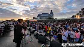 淡水漁人舞台。（圖／新北市觀旅局提供）