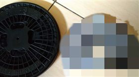 烘衣機,清洗,棉絮,灰色,綠豆椪　圖／翻攝自臉書爆廢公社