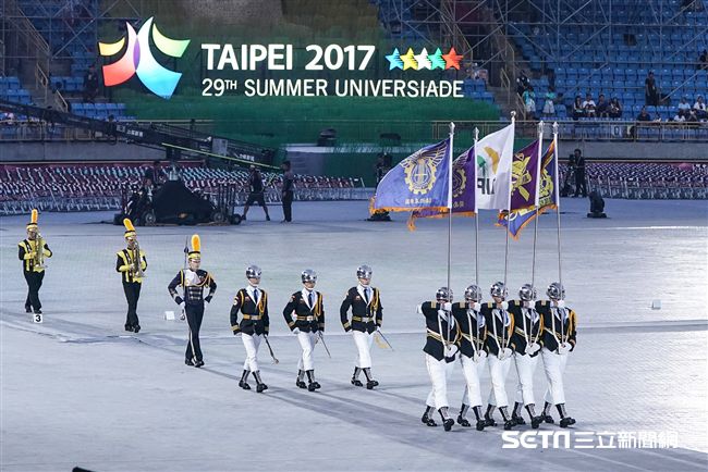 開南商工樂儀隊。（圖／記者林敬旻攝）