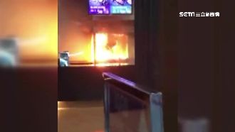 影城爆米花機突竄火　迅速撲滅無人傷