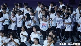 ▲世大運開幕式暖場表演（圖／記者林敬旻攝）