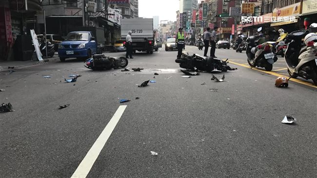 左轉車撞直行車　騎士噴飛釀1死1傷